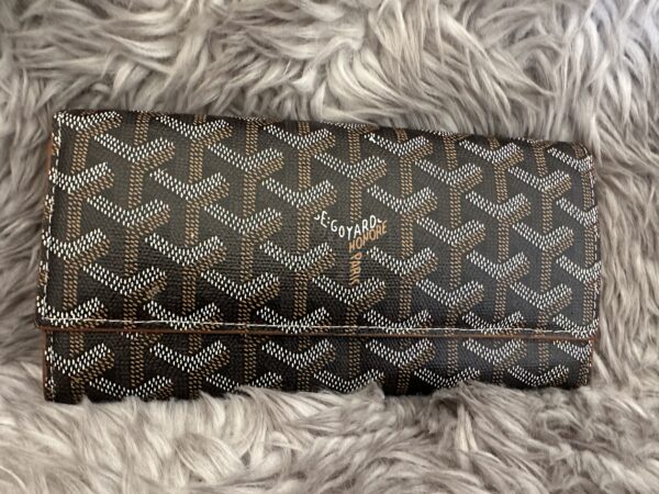 Goyard Wallet Brown/Black - Image 7